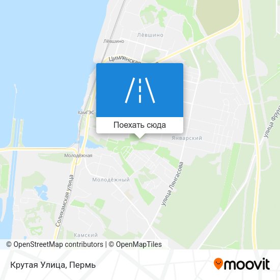 Карта Крутая Улица
