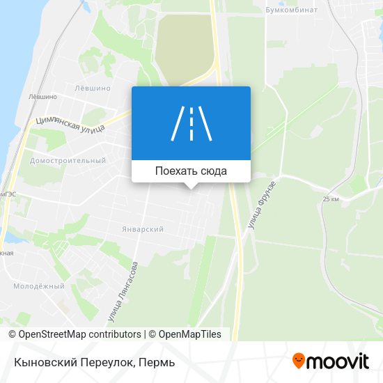 Карта Кыновский Переулок