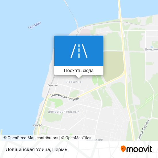 Карта Лёвшинская Улица