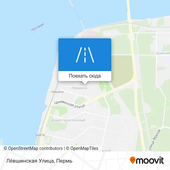 Карта Лёвшинская Улица