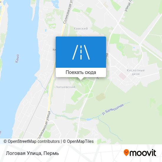 Карта Логовая Улица