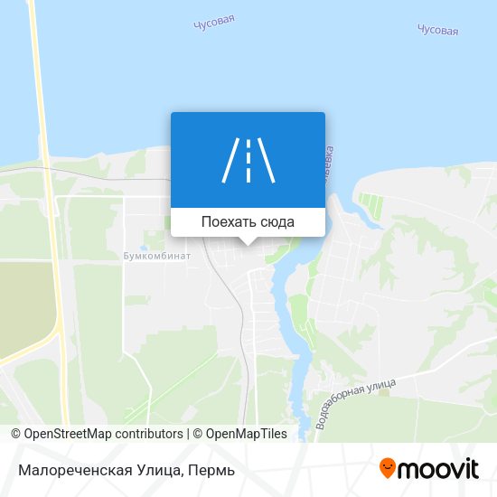 Карта Малореченская Улица