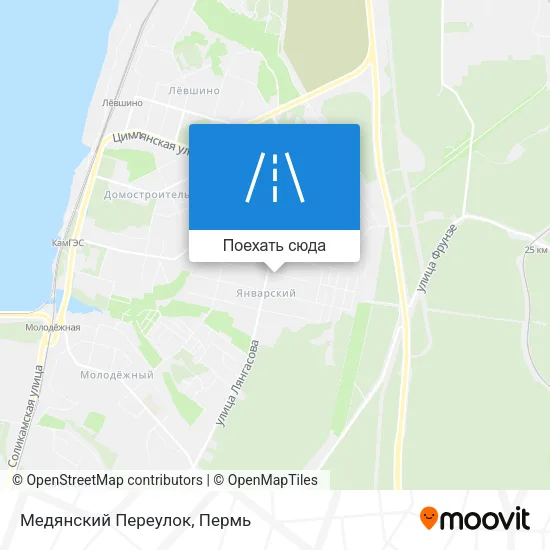 Карта Медянский Переулок
