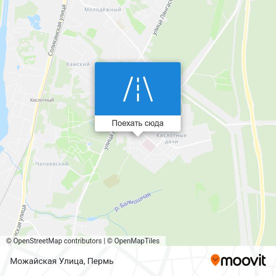 Карта Можайская Улица