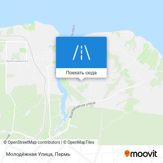 Карта Молодёжная Улица