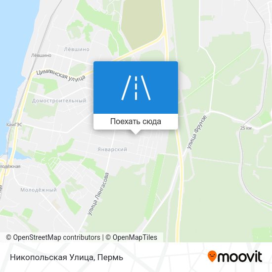 Карта Никопольская Улица