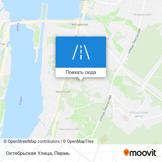 Карта Октябрьская Улица