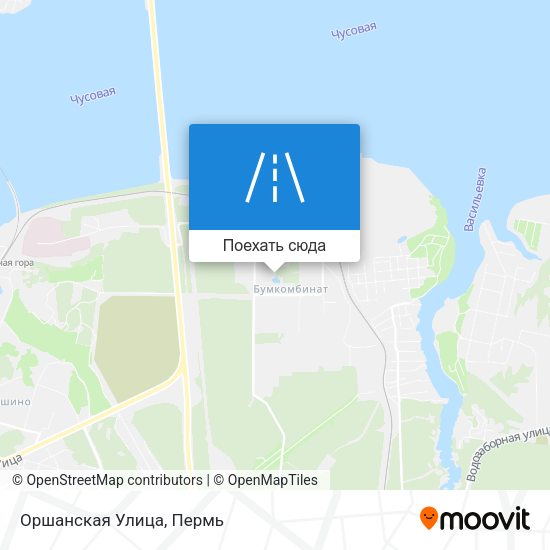 Карта Оршанская Улица