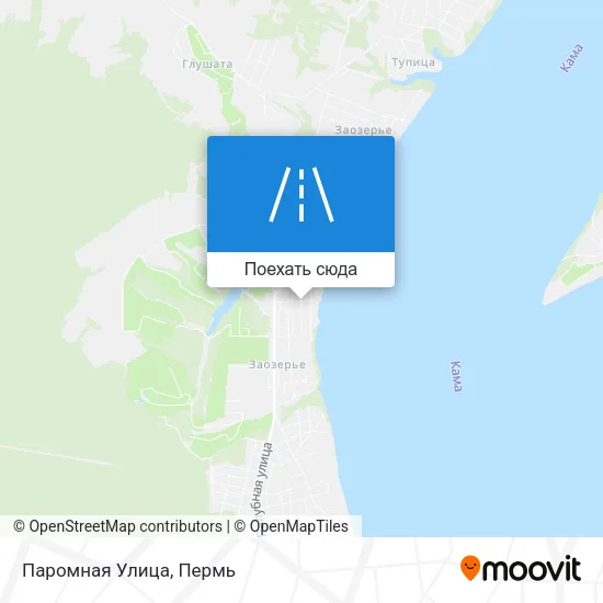 Карта Паромная Улица