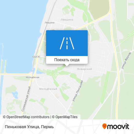 Карта Пеньковая Улица