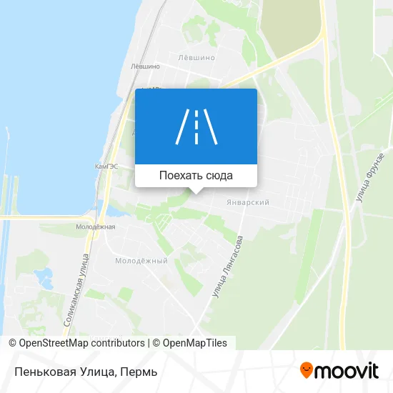 Карта Пеньковая Улица