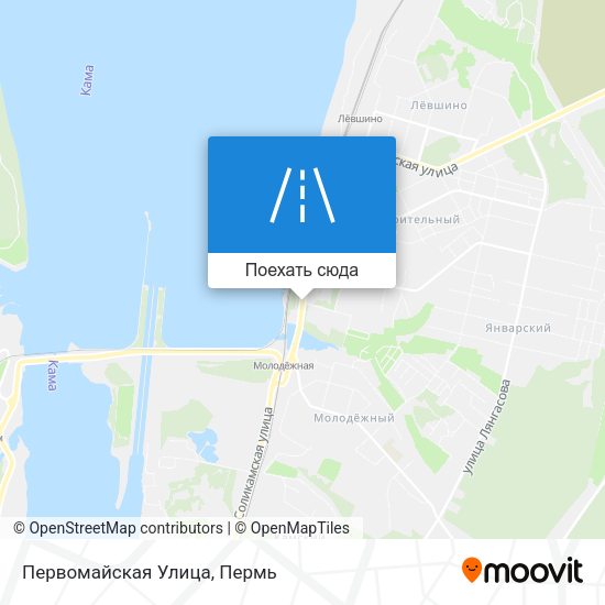 Карта Первомайская Улица