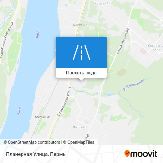Карта Планерная Улица