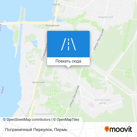 Карта Пограничный Переулок