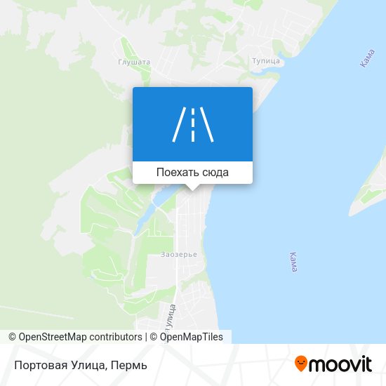 Карта Портовая Улица