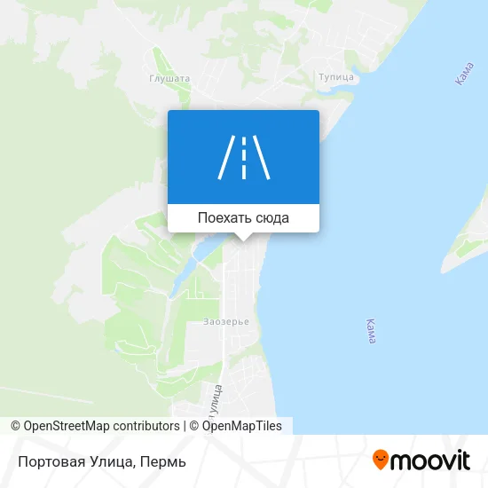 Карта Портовая Улица