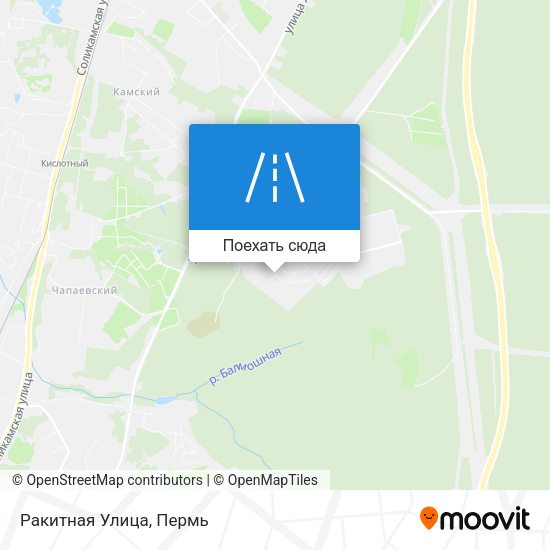 Карта Ракитная Улица
