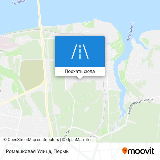 Карта Ромашковая Улица