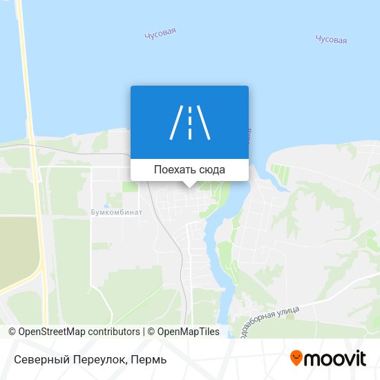 Карта Северный Переулок