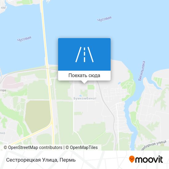 Карта Сестрорецкая Улица