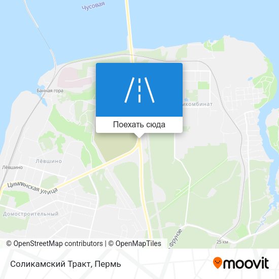 Карта Соликамский Тракт