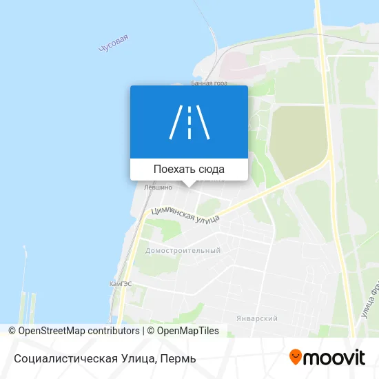 Карта Социалистическая Улица