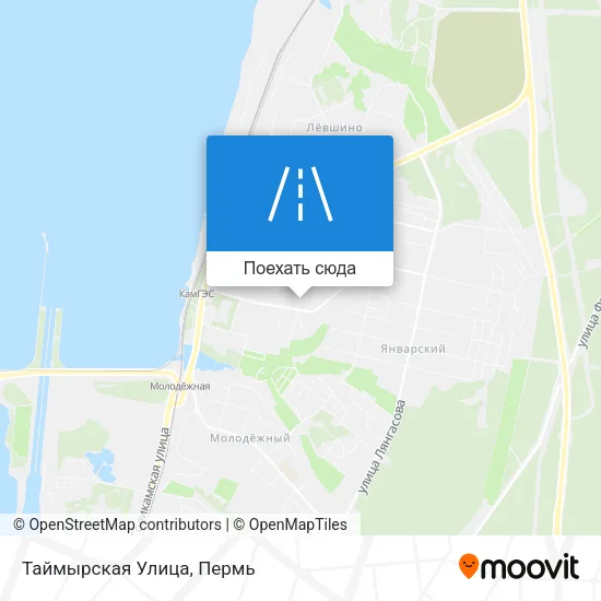 Карта Таймырская Улица