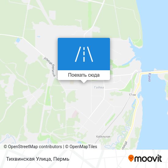 Карта Тихвинская Улица