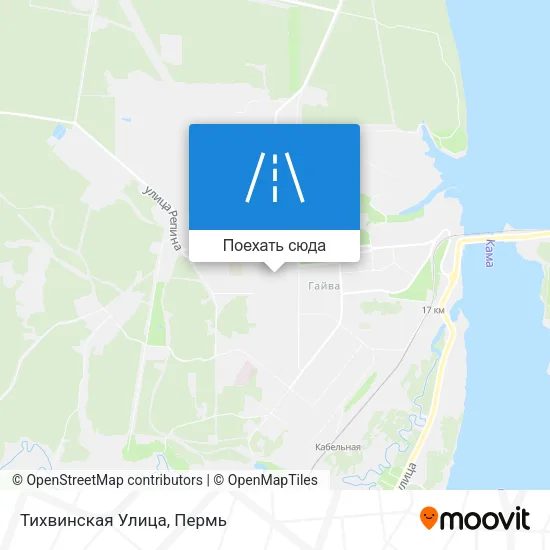 Карта Тихвинская Улица