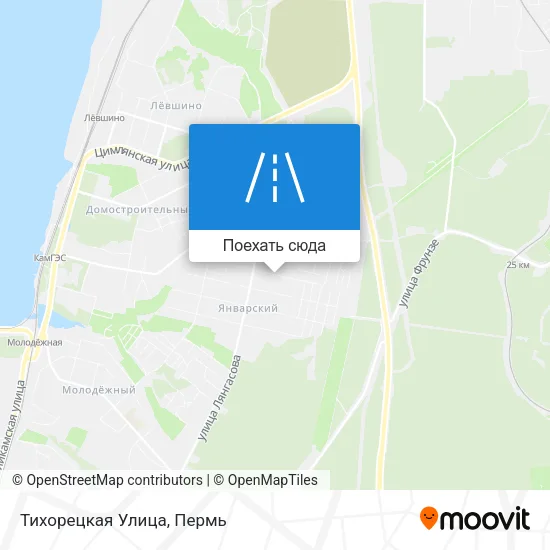 Карта Тихорецкая Улица