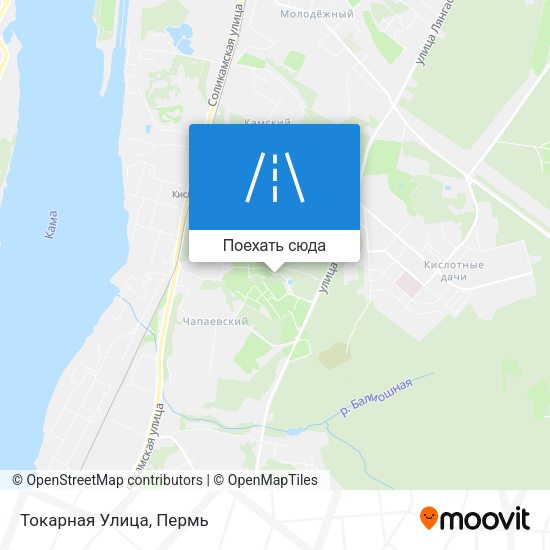 Карта Токарная Улица