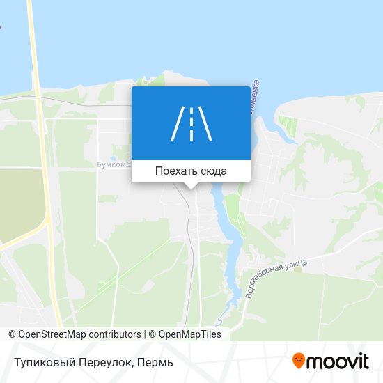 Карта Тупиковый Переулок