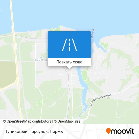 Карта Тупиковый Переулок