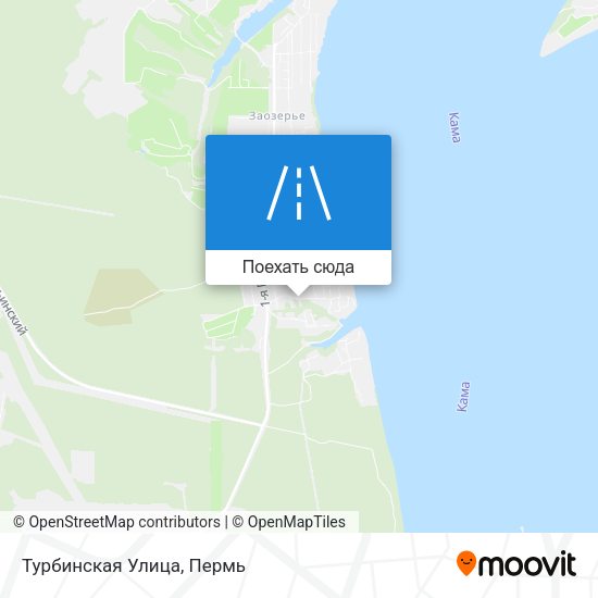 Карта Турбинская Улица