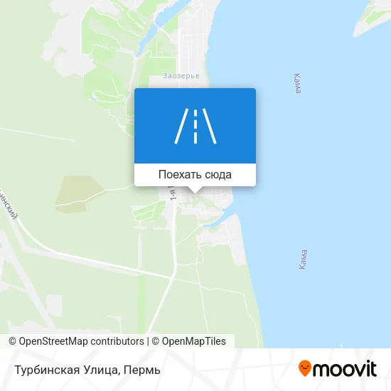 Карта Турбинская Улица