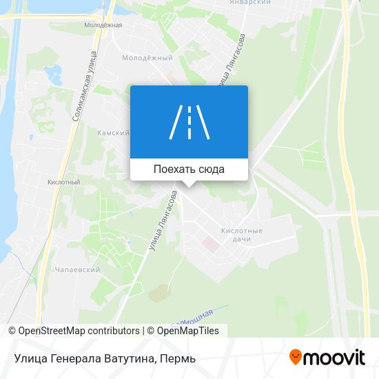 Карта Улица Генерала Ватутина