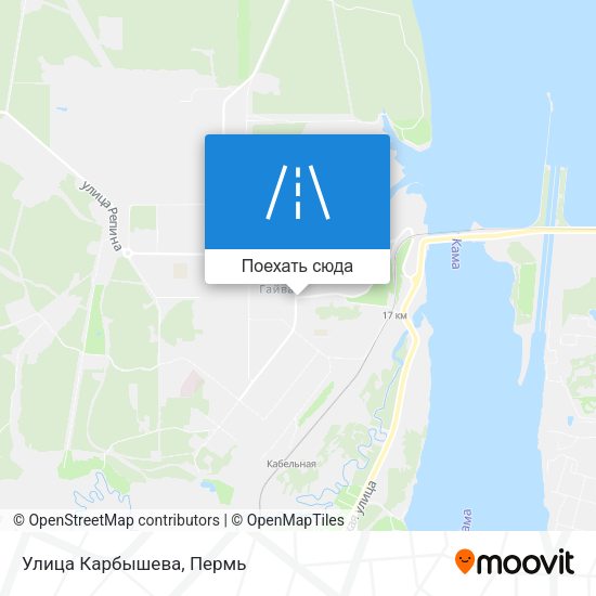 Карта Улица Карбышева