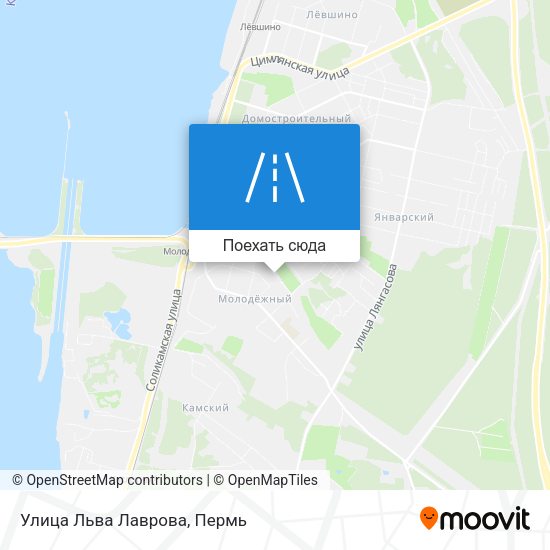 Карта Улица Льва Лаврова