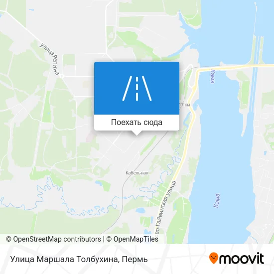 Карта Улица Маршала Толбухина