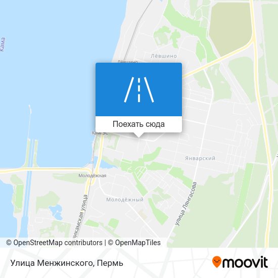 Карта Улица Менжинского