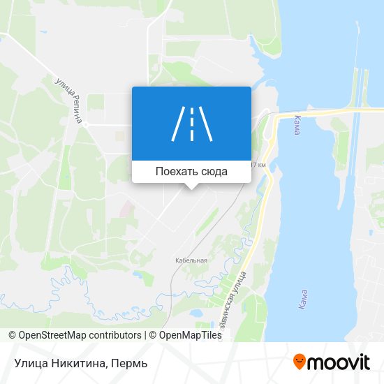 Карта Улица Никитина
