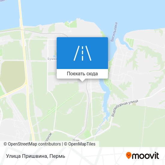 Карта Улица Пришвина