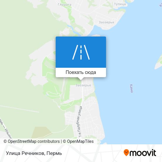 Карта Улица Речников