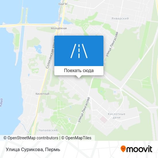 Карта Улица Сурикова