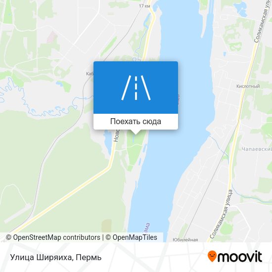 Карта Улица Ширяиха