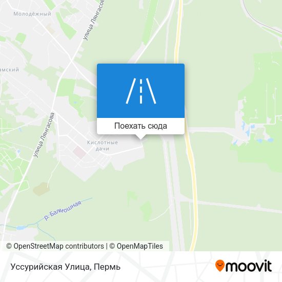 Карта Уссурийская Улица