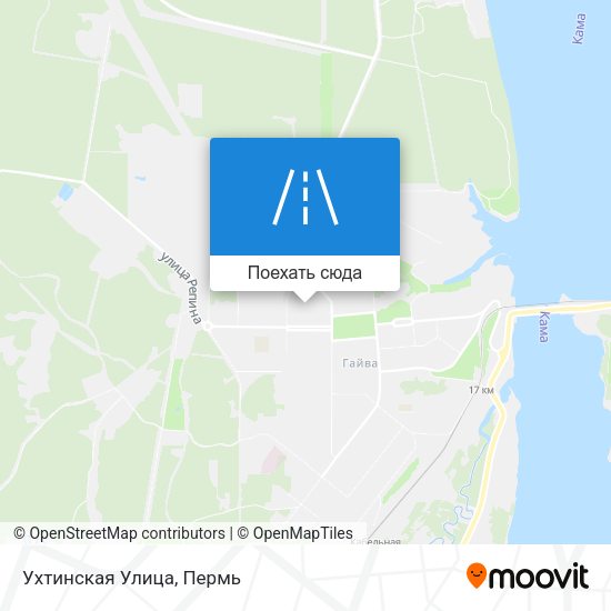 Карта Ухтинская Улица