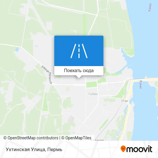 Карта Ухтинская Улица