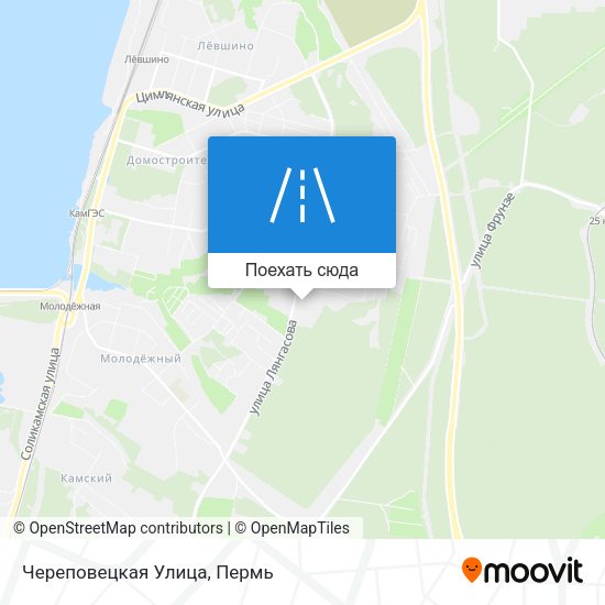Карта Череповецкая Улица