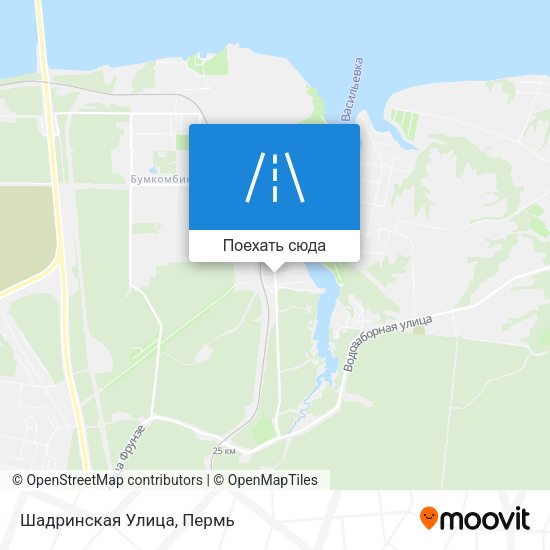 Карта Шадринская Улица